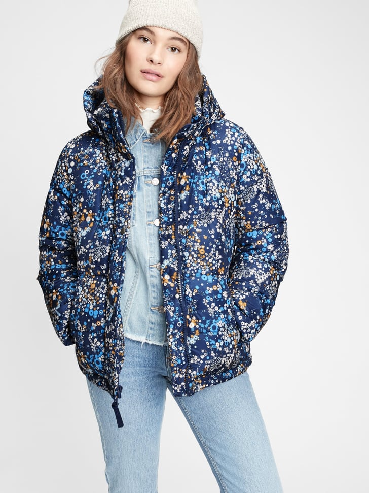 gap upcycled midweight puffer jacket