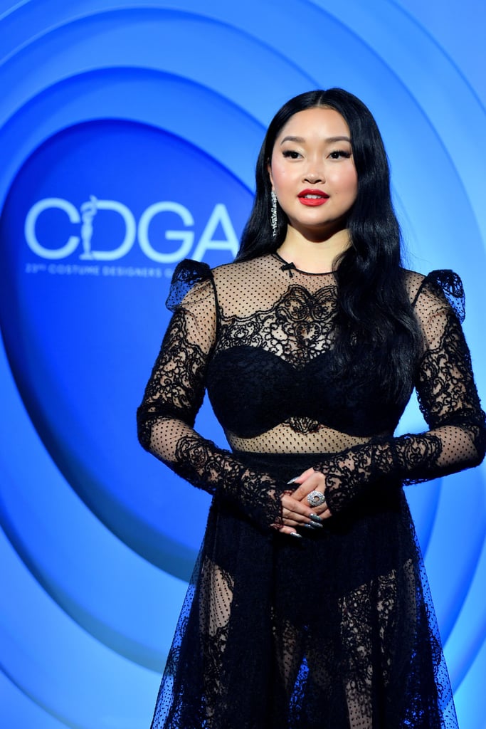 Lana Condor's Daring Costume Designers Guild Awards Outfits