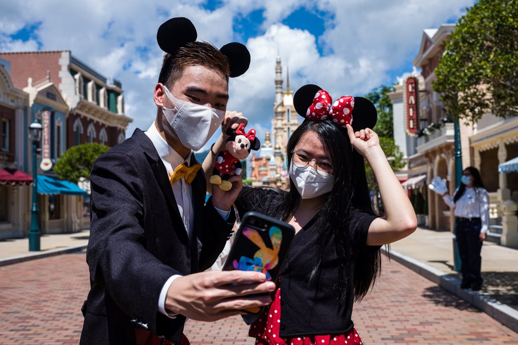 Pictures of Hong Kong Disneyland Reopening Amid Coronavirus