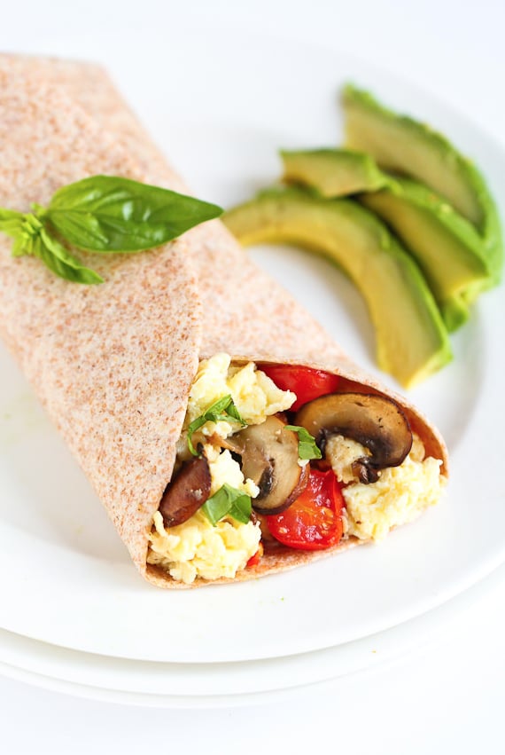 Breakfast Egg Wrap With Bacon