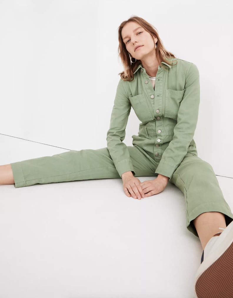 Madewell Garment-Dyed Relaxed Coverall Jumpsuit
