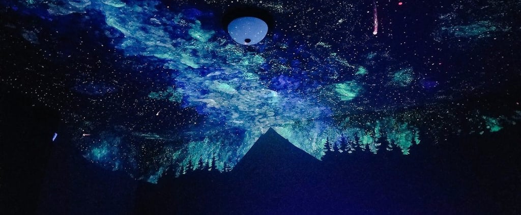 DIY Invisible Glow-in-the-Dark Wall Paint