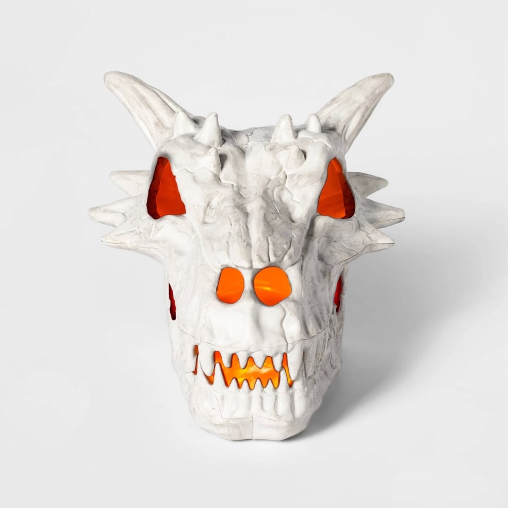 Light-Up Colour-Changing Dragon Skull