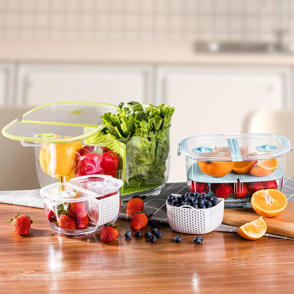 最佳快捷生产箱子:Luxear新鲜农产品蔬菜水果存储容器
