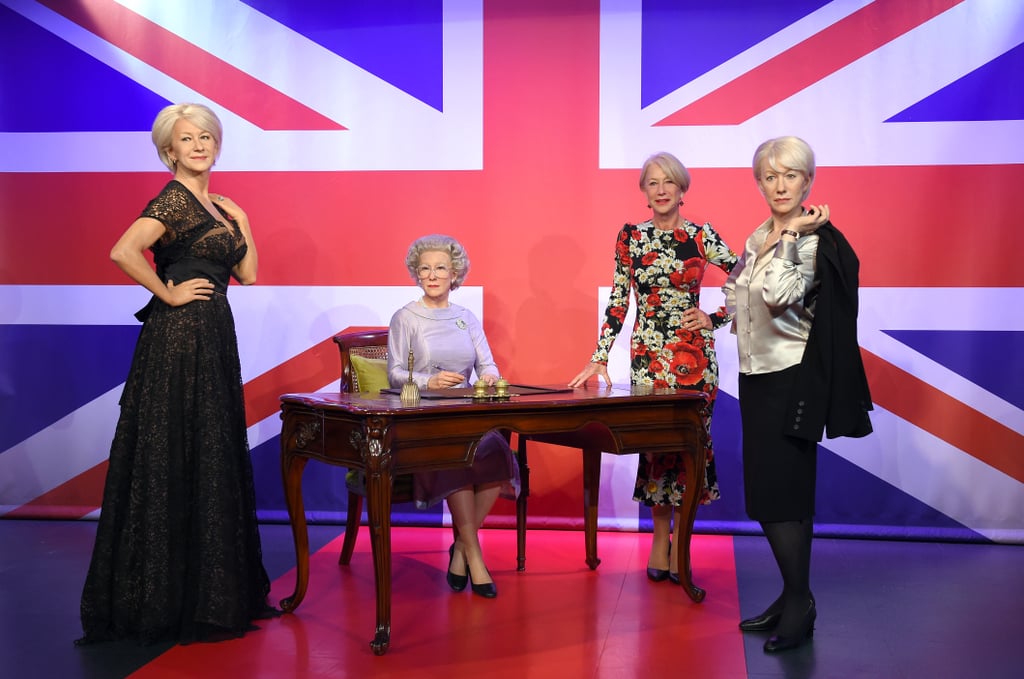 Helen Mirren Meets Wax Figures