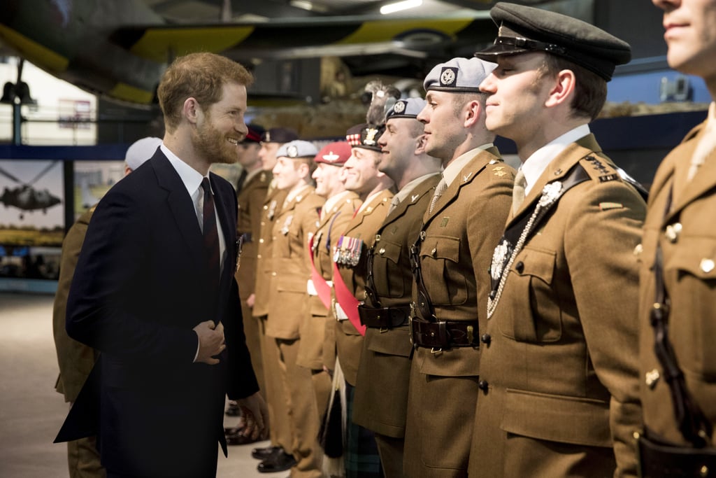 Prince Harry at the Army Aviation Centre 2018