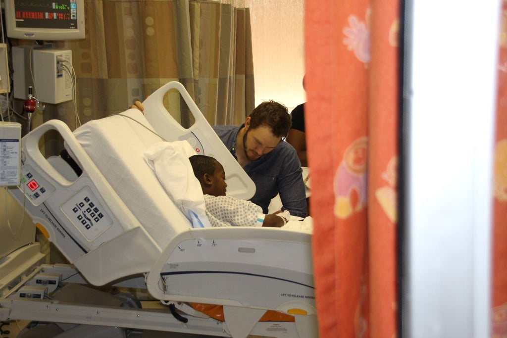 Chris Pratt Visits Our Lady of the Lake Children's Hospital