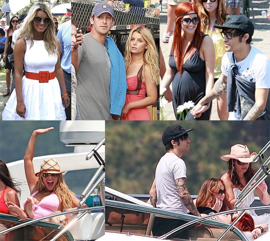 Photos of Jessica Simpson, Tony Romo, Ashlee Simpson, and Pete Wentz in Lake Tahoe Photos of Jessica Simpson, Tony Romo, Ashlee Simpson, and Pete Wentz in Lake Tahoe