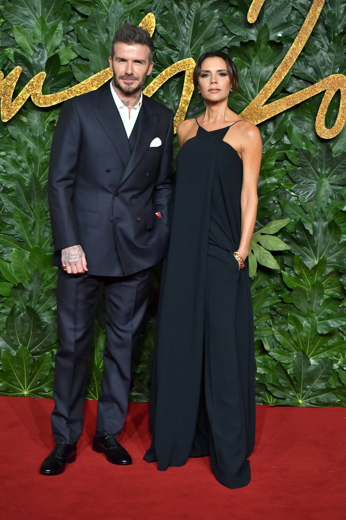David and Victoria Beckham British Fashion Awards 2018