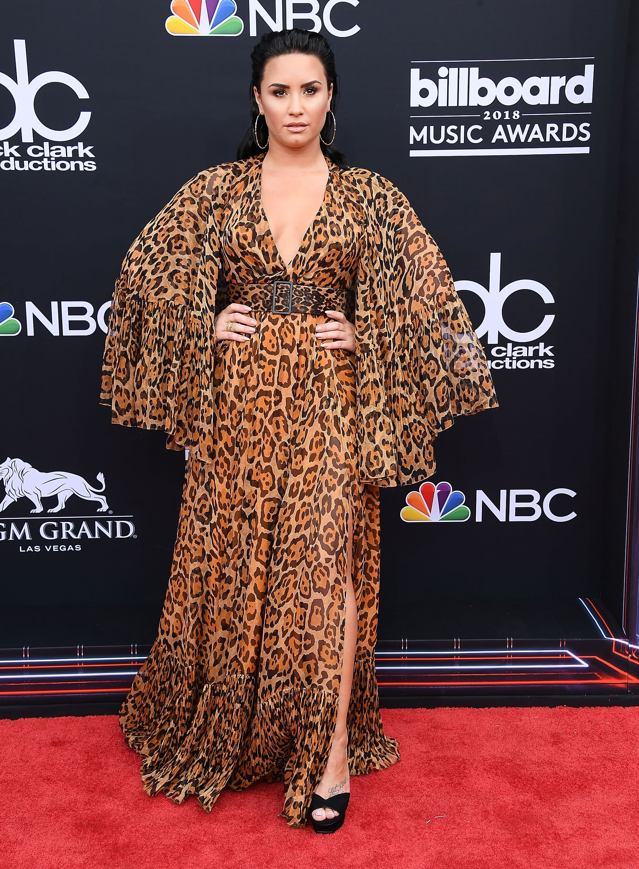 stang Recept skrubbe A Bold Animal-Print Gown | Demi Lovato Is Already Wedding-Dress Shopping,  and It's "Definitely Not a White Dress" | POPSUGAR Fashion Photo 7