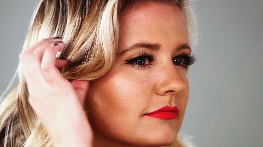 Retro wedding? Try Vintage Waves and a Red Lip