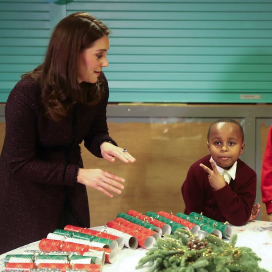 Kate Middleton With Little Boy at Portobello Trust Dec. 2017