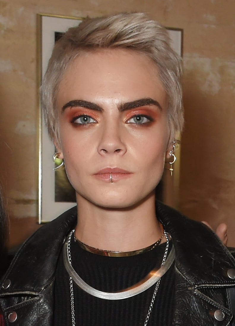 Cara Delevingne's Platinum Pixie, 2017