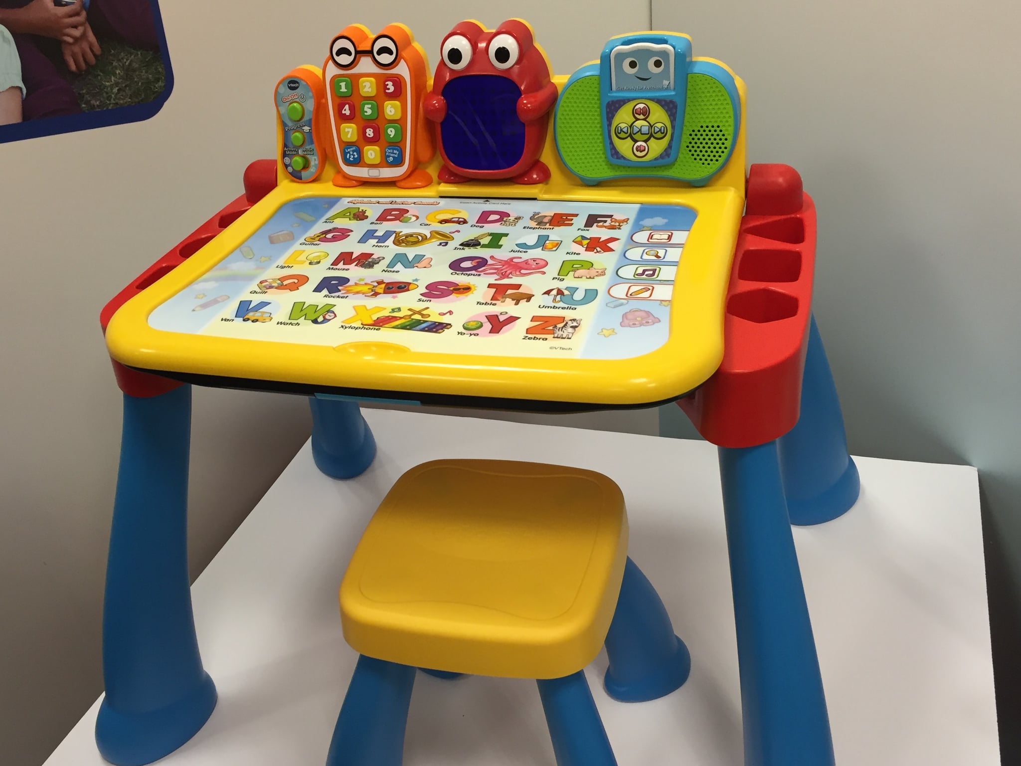 touch and learn activity table