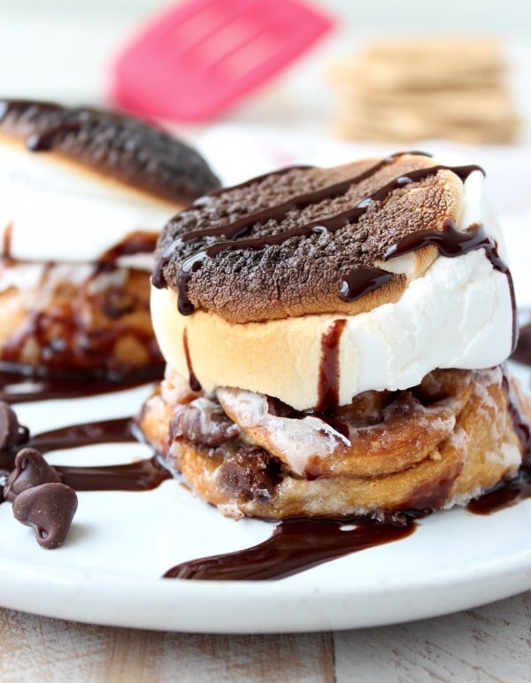 S'mores Cinnamon Rolls