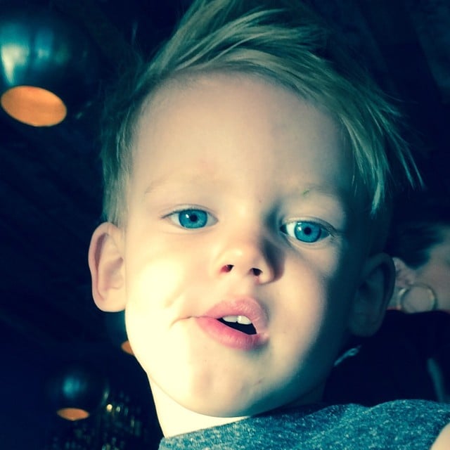 Hilary Duff showed off her adorable son, Luca Comrie.
Source: Instagram user hilaryduff