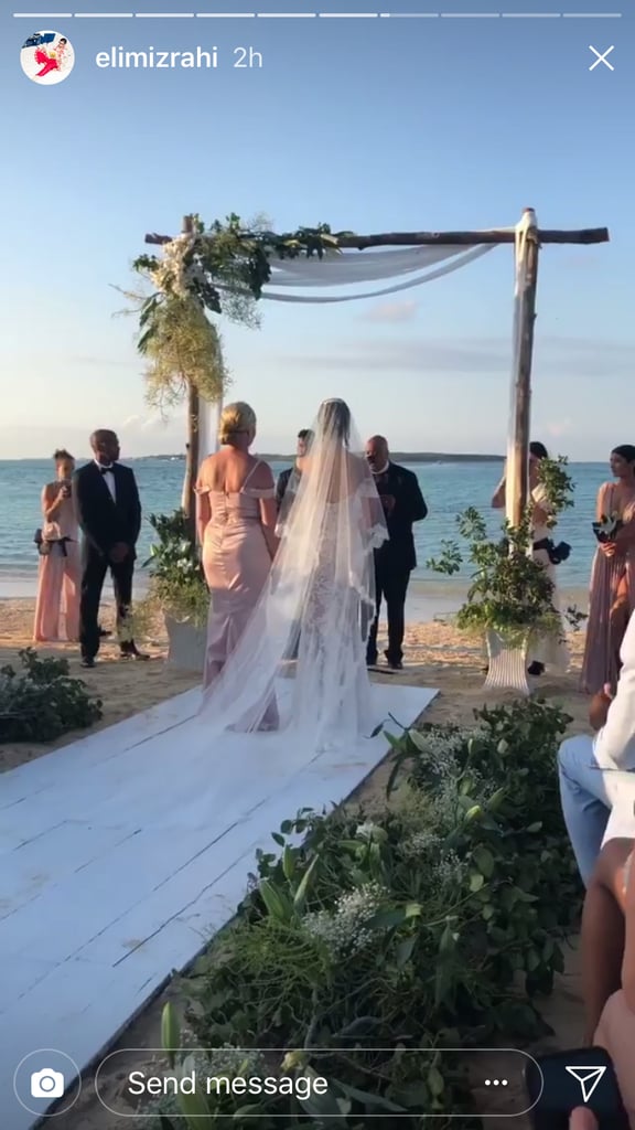 She Finished Off Her Bridal Look With a Sheer Veil