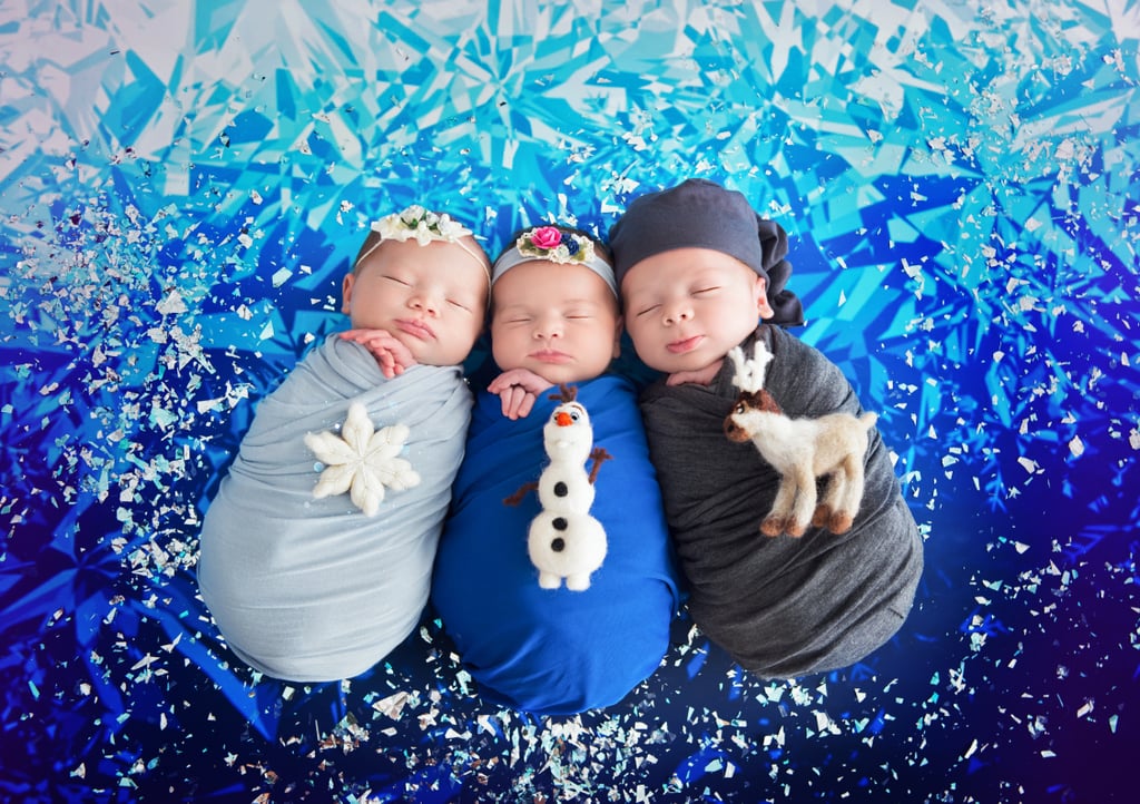 Frozen Newborn Photo Shoot