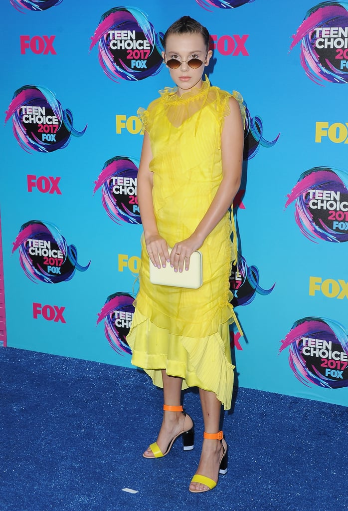 Millie Bobby Brown at the 2017 Teen Choice Awards
