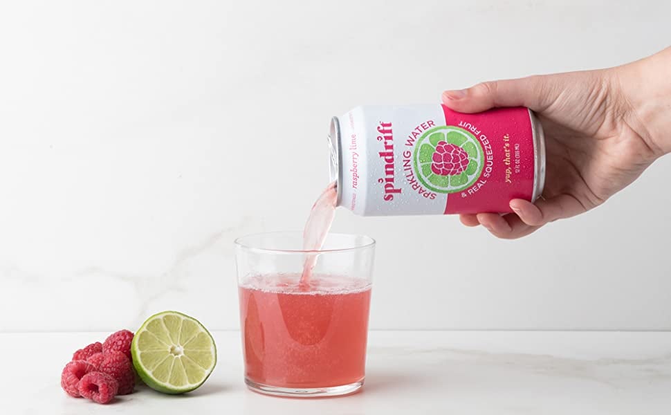 Spindrift Sparkling Water, Raspberry Lime