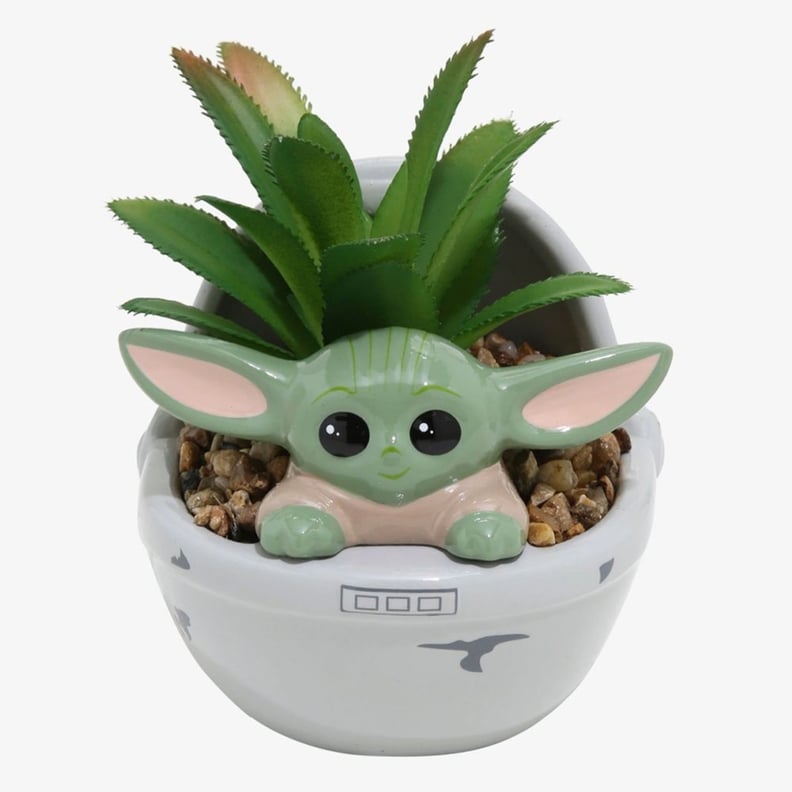 Star Wars The Mandalorian The Child Faux Succulent Planter