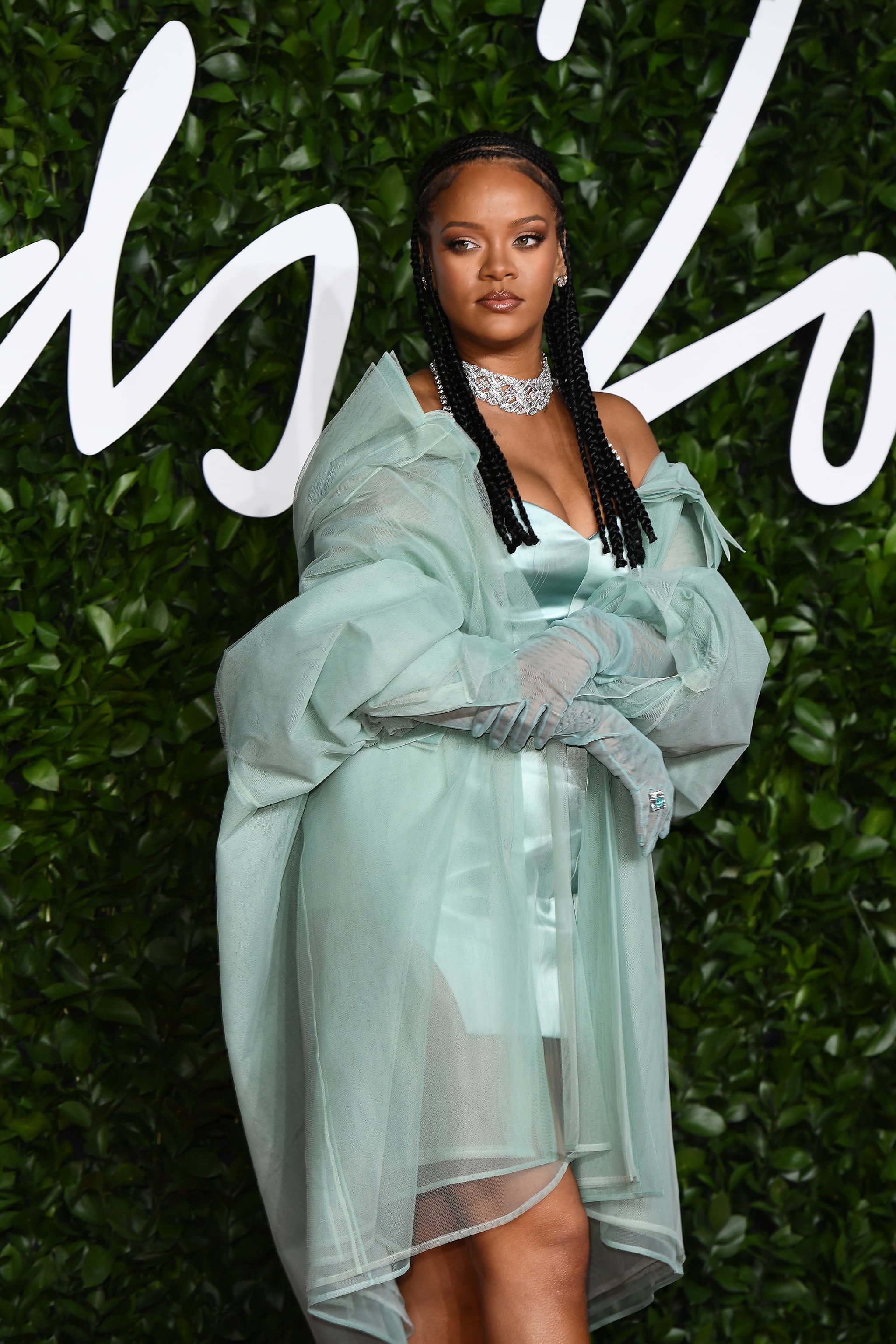 Rihanna Wearing Fenty At The British Fashion Awards 2019 Popsugar Fashion