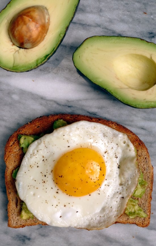 Avocado Toast With a Fried Egg