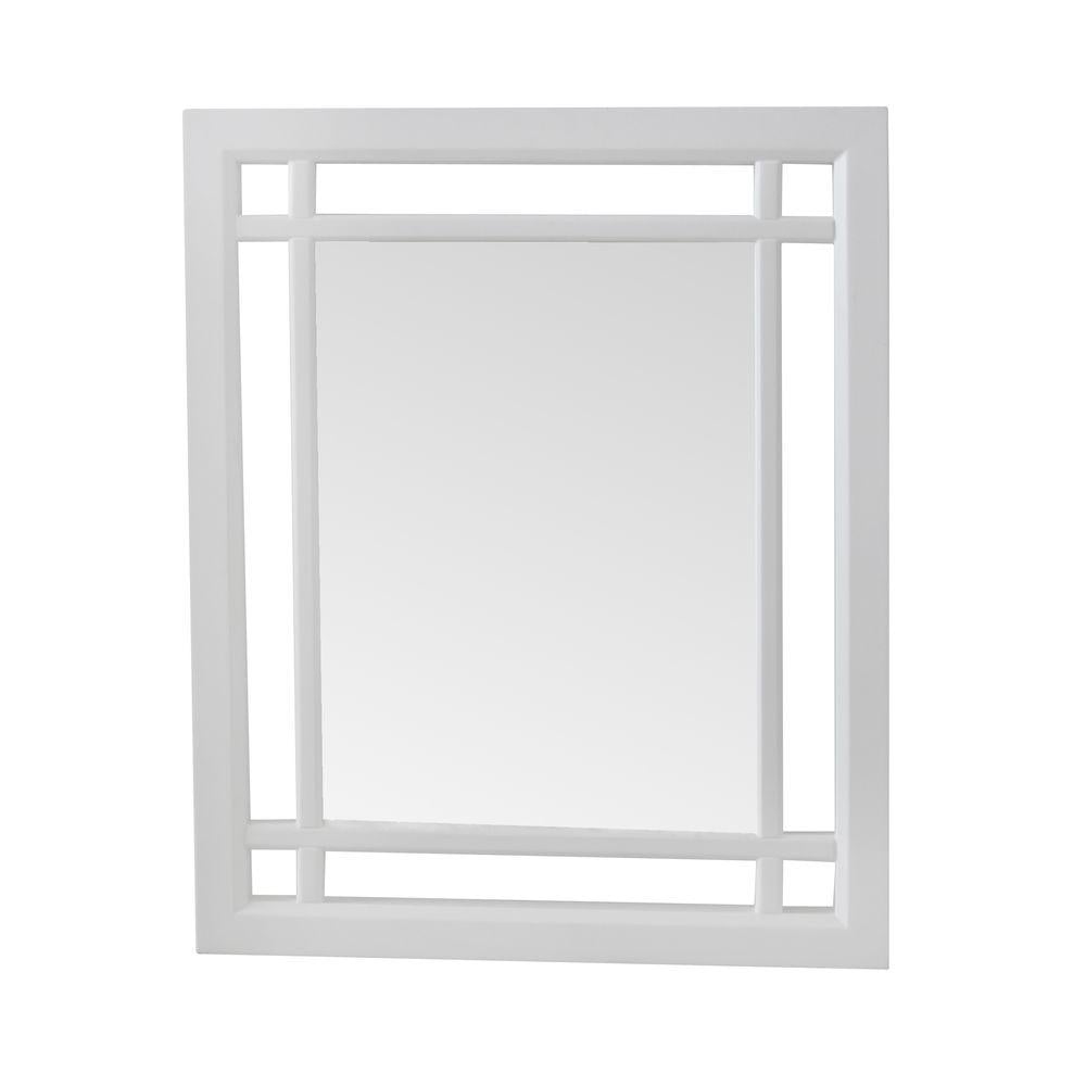 WhiteFramed Mirror Affordable Ways to Update Your Fall Mantel