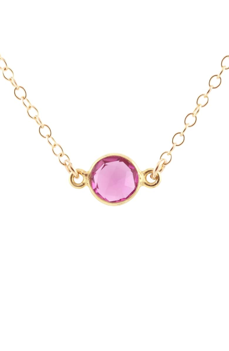 Kris Nations Birthstone Necklace