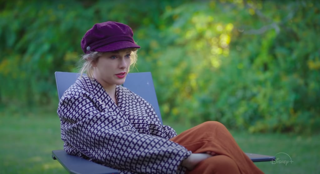 Swift gave a name to "the other woman" in Betty and James's love triangle. While Swift never names the woman James has an affair with in Folklore, Swift pictured her as an Augusta and Augustine when creating the album. She also noted that she doesn't believe James's mistress was a villain at all. "She's not a bad girl, she's really a sensitive person who really fell for him and she was trying to seem cool and seem like she didn't care because that's what girls have to do," Swift said. 
"This Is Me Trying" is about addiction and mental illness. When creating the track, Swift noted that she was thinking a lot about how people cope with addiction and mental illness on a daily basis and how hard that must be to actively try to be better. "No one pats them on the back every day, but every day they are actively fighting something," she said.