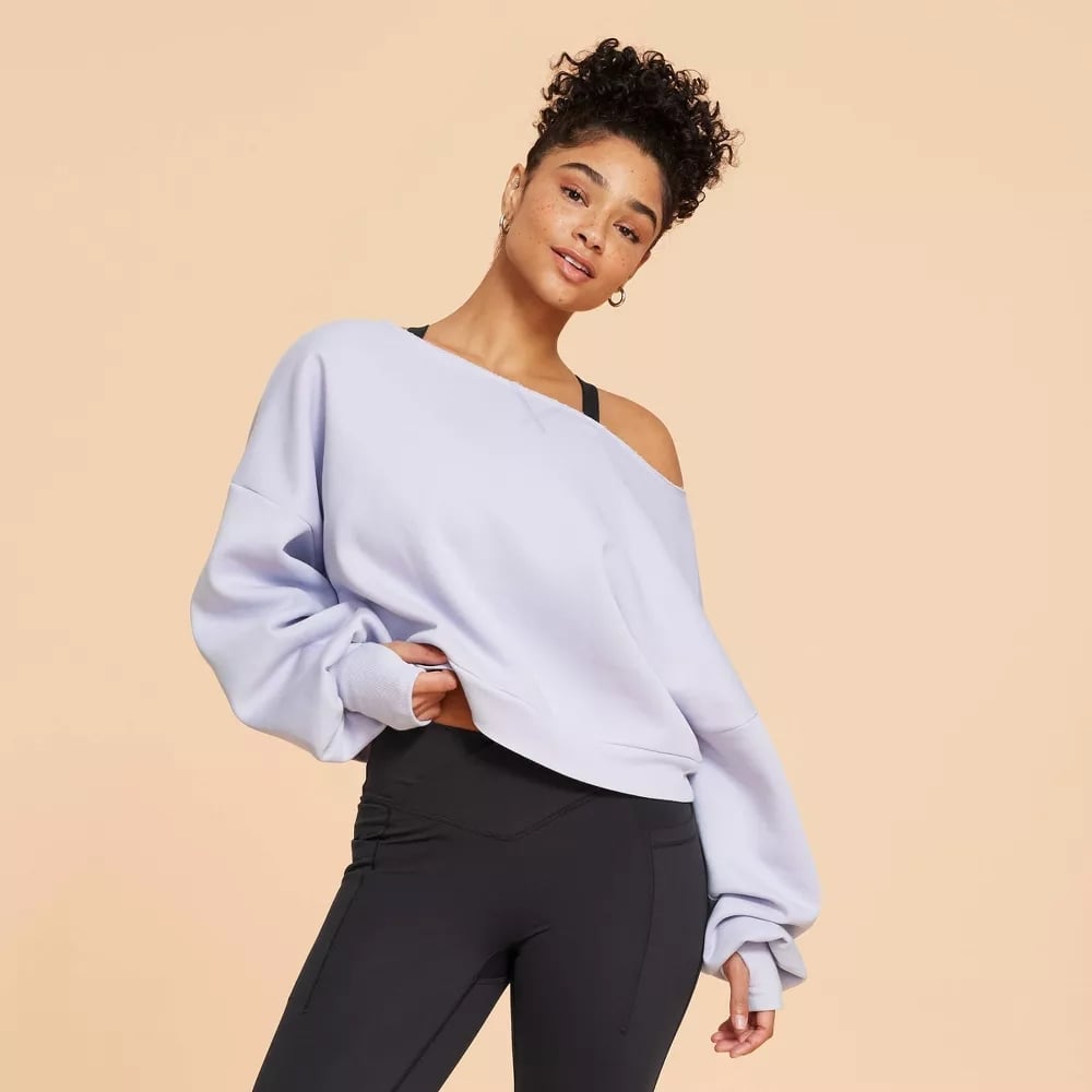 Blogilates Dance Studio Off the Shoulder Sweatshirt