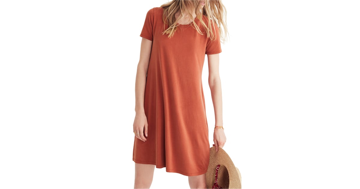 Madewell swingy tee top dress