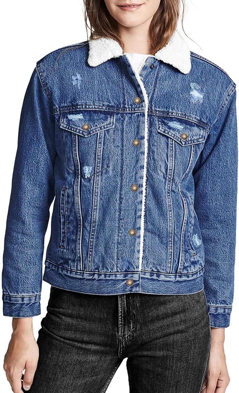 The Coziest Jean Jacket