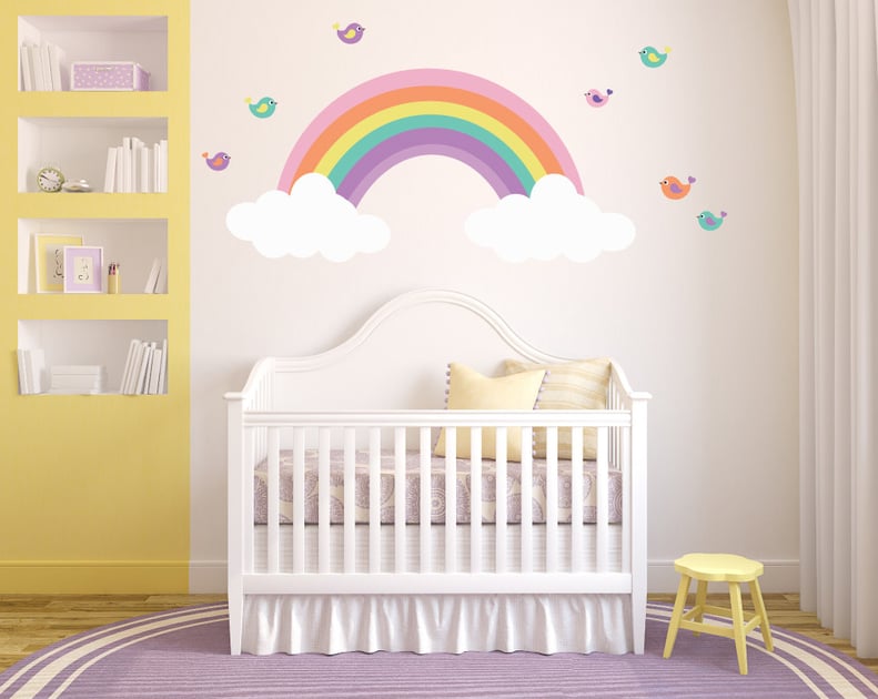 Reusable Rainbow Fabric Wall Decal