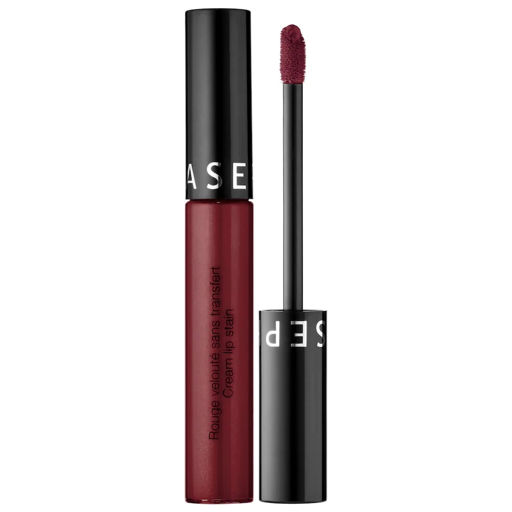 A Transfer-Proof Lipstick: Sephora Collection Cream Lip Stain Liquid Lipstick in Black Cherry