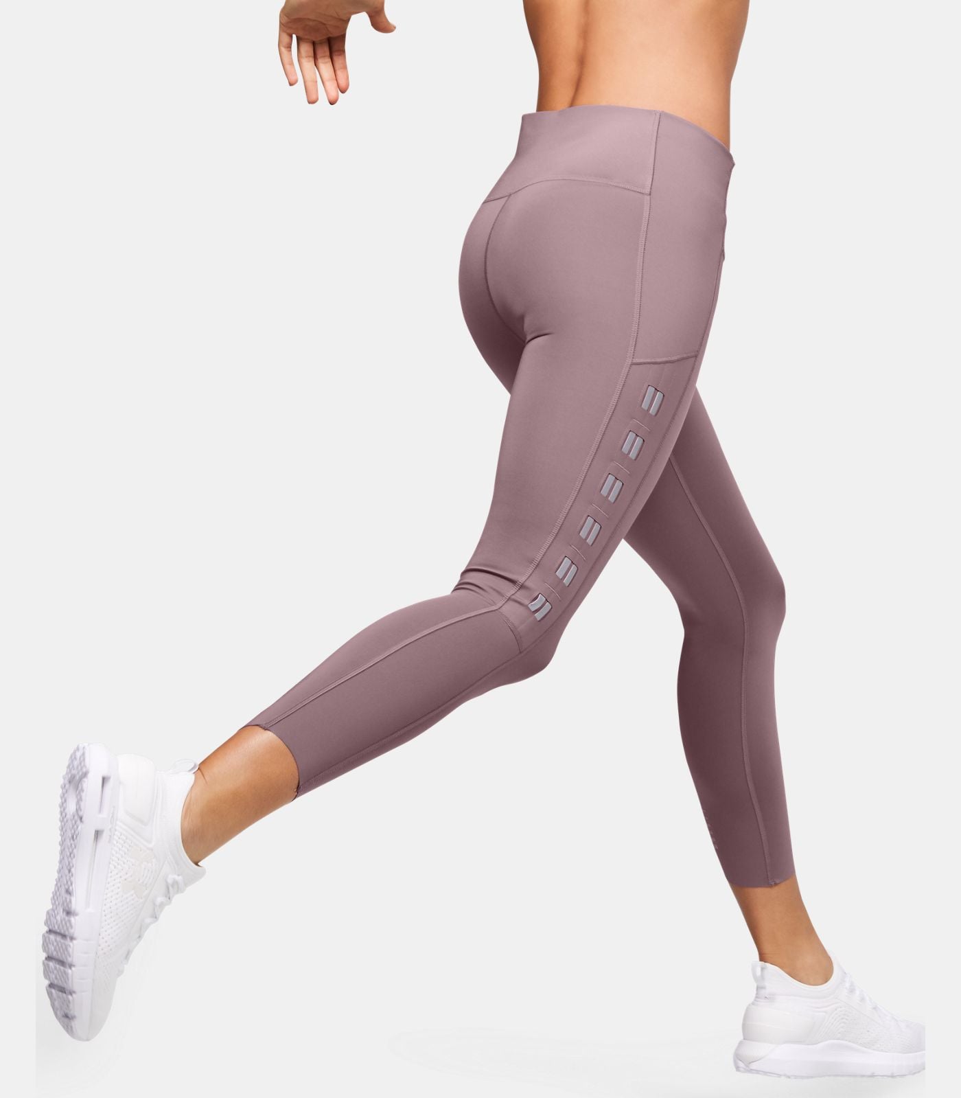 Under Armour Qualifier Speedpocket Perforated Running Crop Women's Ankle  Length Leggings : : Fashion