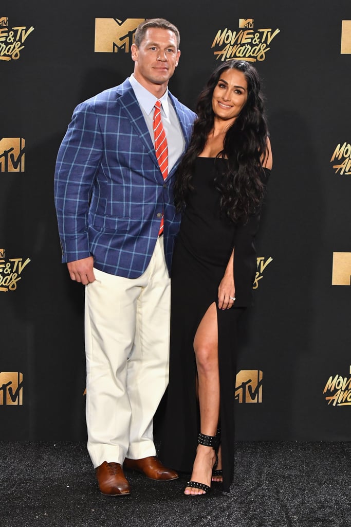 John Cena and Nikki Bella at 2017 MTV Movie and TV Awards
