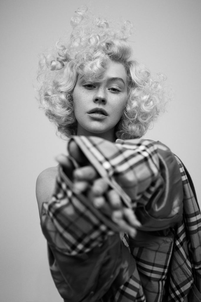 Christina Aguilera's No-Makeup Paper Magazine Cover 2018