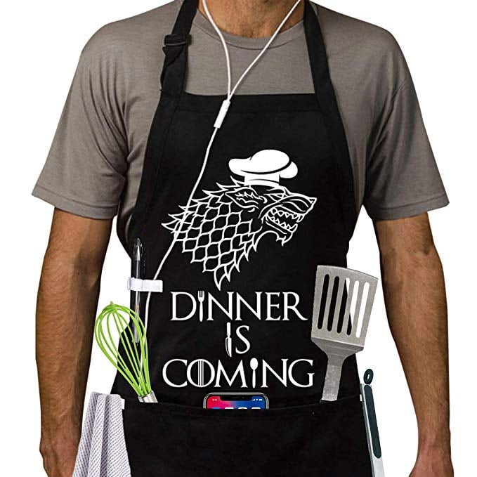 Dinner Is Coming Apron