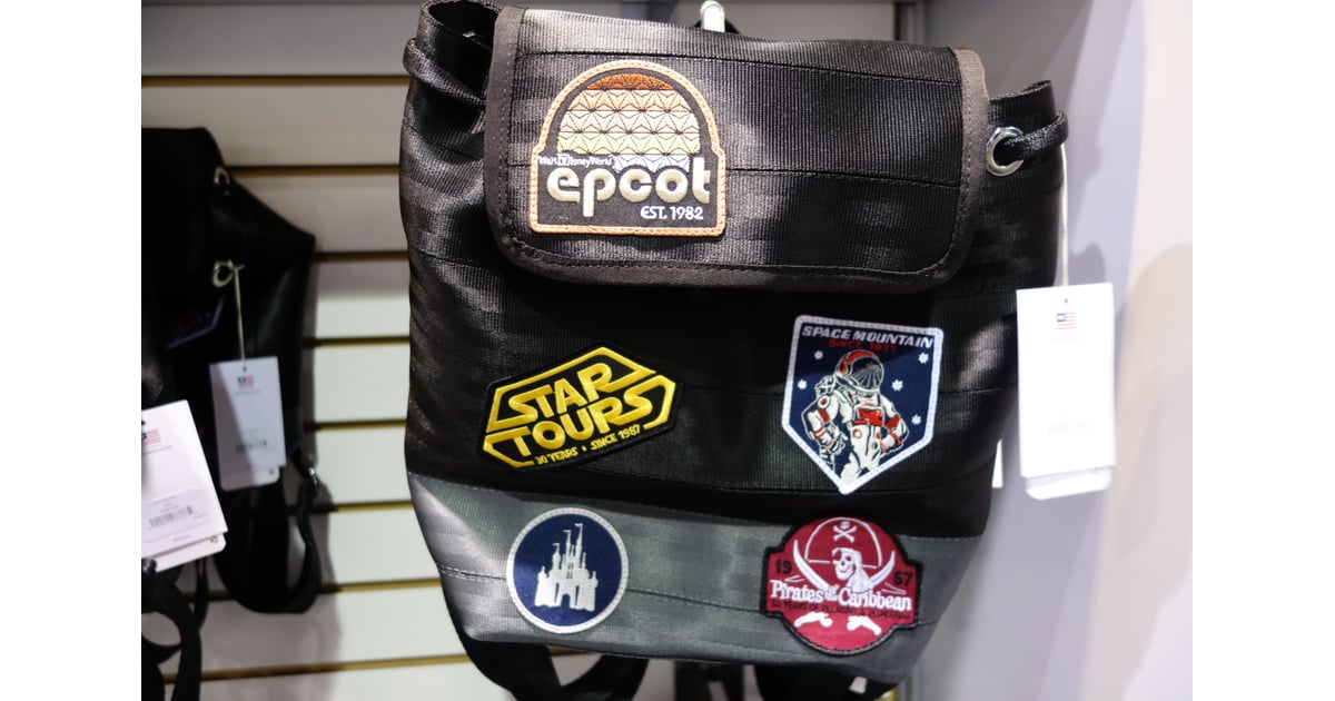 This incredible Harvey's seat belt backpack — a D23 Expo exclusive — Disney PopUp Store