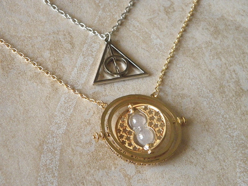 Harry Potter and Time Turner Necklaces ($8)