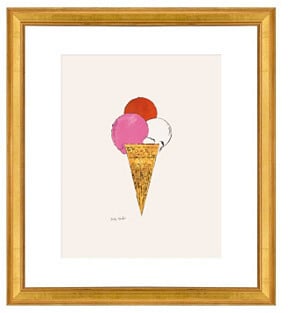 Andy Warhol, Ice Cream Dessert ($92)