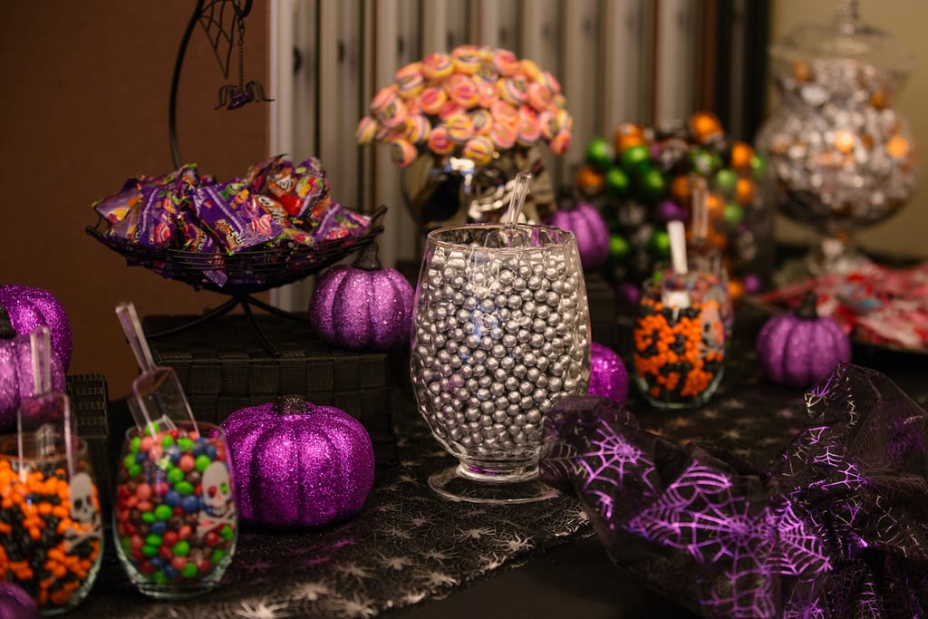 Halloween does involve candy, after all. A trick-or-treat station filled with your favorites is a fun dessert alternative.