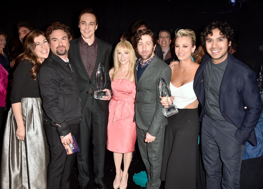 The cast of The Big Bang Theory got together for a group shot.