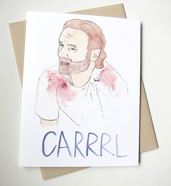 The Walking Dead Carrrl Card