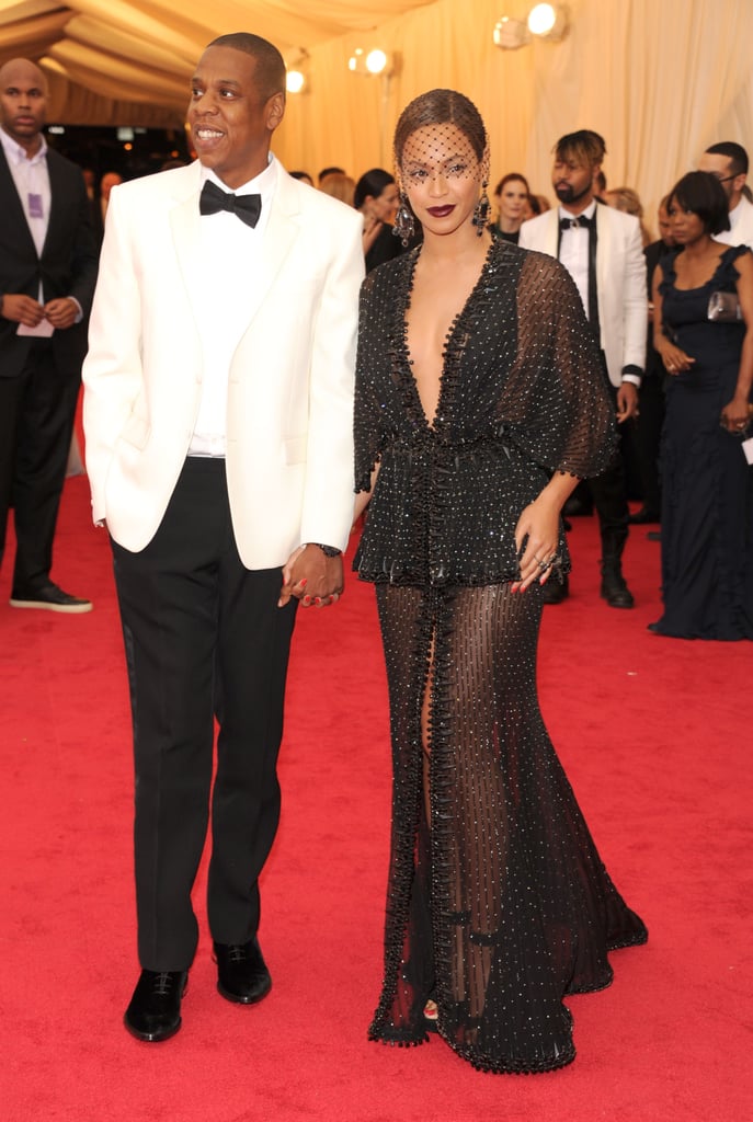 Beyoncé and Jay Z made a high-profile appearance at the Met Gala in NYC Monday night, closing down the red carpet with their arrival.