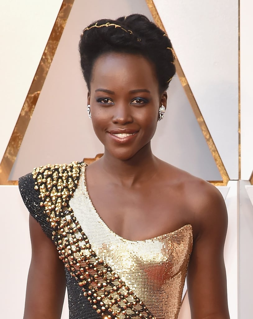 Lupita Nyong'o Versace Dress at the Oscars 2018