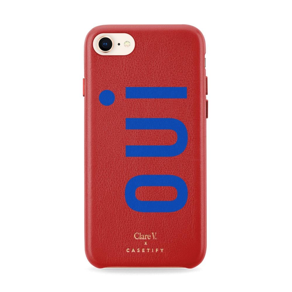 Casetify x Clare V. Leather iPhone Case