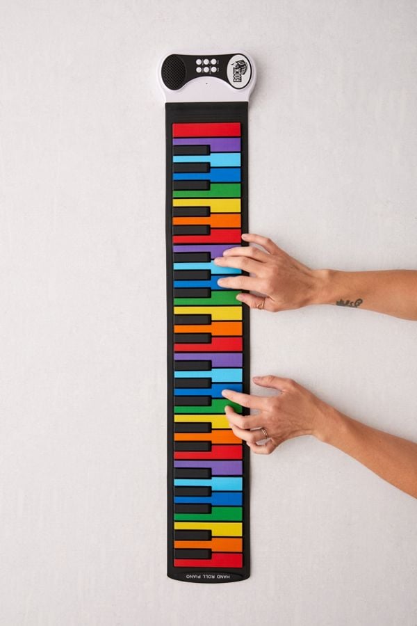 Rock and Roll It Rainbow Roll-Up Keyboard