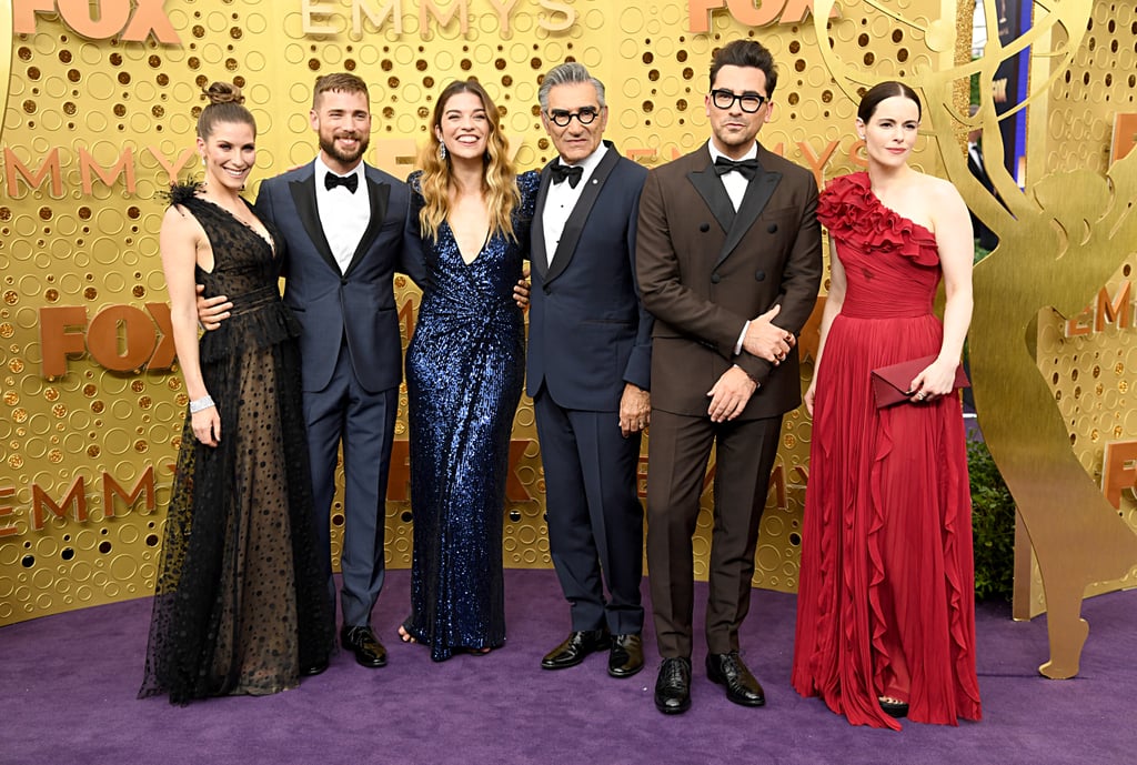 Cast of Schitt's Creek at the 2019 Emmys